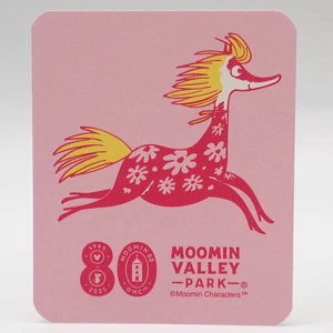 Sea Horse Moomin Valley Park Moomin Characters Sticker Japan ZC989 - Picture 1 of 3