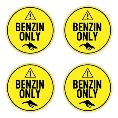 HAVATI Kraftstoff Aufkleber - nur Diesel oder nur Benzin - für Auto, Laptop und mehr...