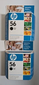 Lot of 2 HP 56 C6656AN Black Ink Print Cartridge Sealed Exp 2009 - Picture 1 of 4
