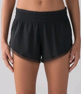 Pantalón Corto Mujer Lululemon Nuevo 4" Negro | Talla: 4  - Imagen 1 de 13