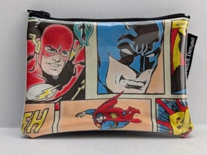 DC Comics Small Purse with Batman Flash Superman by Pink Heart Designs PreOwned - Bild 1 von 7