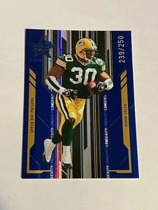 AHMAN GREEN 2005 Leaf Rookies & Stars Longevity SAPPHIRE #d/250 Packers - Imagen 1 de 2