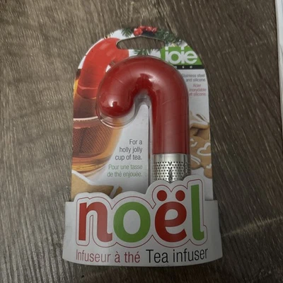 Infusor de té de Navidad Joie Noël acero inoxidable y silicona ¡tarifa de BPA! Sello NUEVO Foto 1 de 2