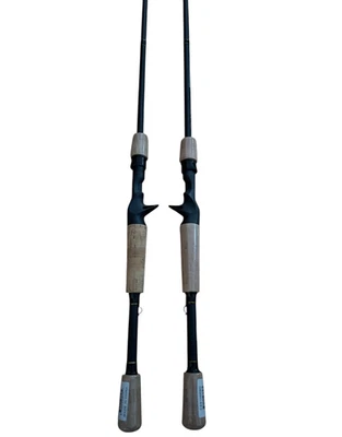 2 LOT Lew's Classic Speed Stick Baitcast Rod 6'6 Medium CSS1H66M-D - Image 1 of 3