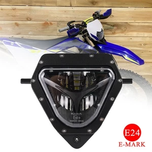 E24 LED Headlight Hi/Lo Beam For Sherco Enduro SER SE F SEF 50 125 250 300 450 - Picture 1 of 12