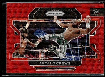 Apollo Crews 2022 Panini Prizm WWE #74 Ruby Wave - Image 1 of 2