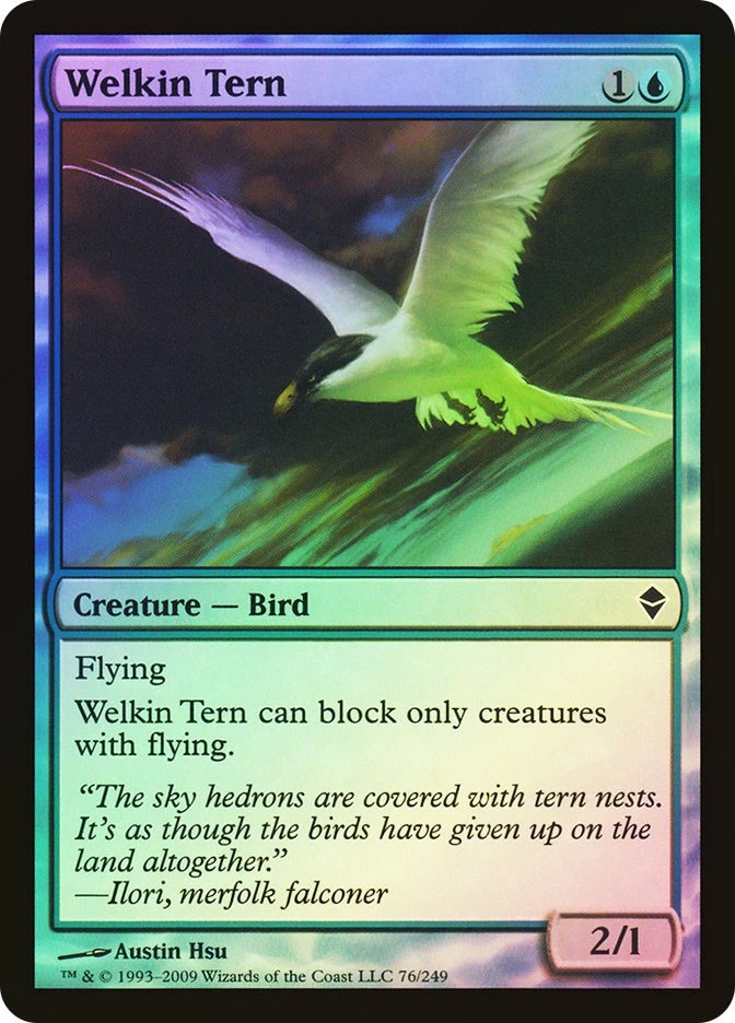 MTG FOIL Welkin Tern  - Zendikar #076 - Image 1 of 1