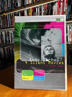 4 Silent Movies (1963) di Andy Warhol RAROVIDEO DVD + Booklet NUOVO SIGILLATO - Immagine 1 di 2