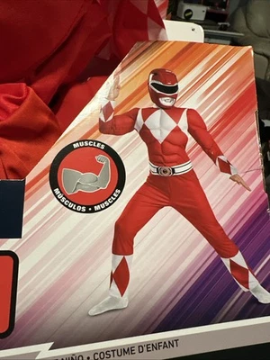 Костюм на Хэллоуин для мальчиков красный Power Ranger XSmall 4-5 новый - Изображение 1 из 3