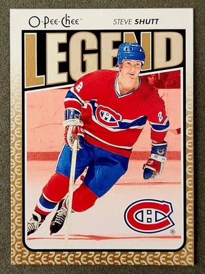 2009-10 O-Pee-Chee Legend #553 Steve Shutt Salón de la fama Montreal Canadiens  Foto 1 de 2
