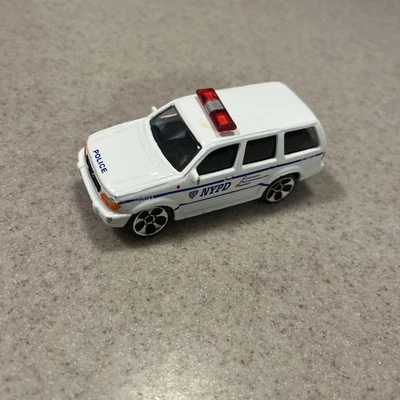 Realtoy NYPD Policía de Nueva York SUV Ford Explorer Blanco 1/64 Diecast Foto 1 de 4