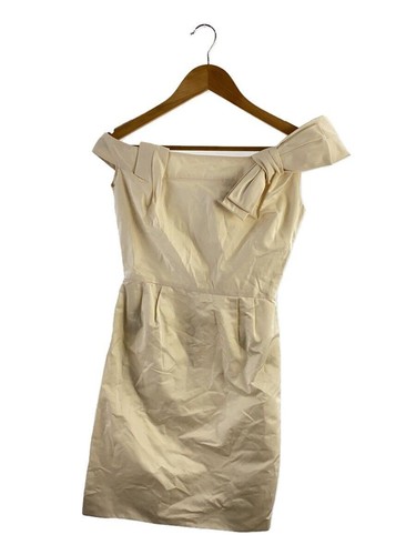 Abito LOEWE Cami VESTIDO BALANCO monospalla 40 seta panna tinta unita