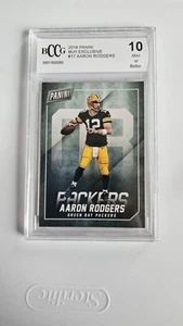 AARON RODGERS 2018 PANINI MJH EXCLUSIVE BECKETT 10 MINT # 17 - Picture 1 of 2
