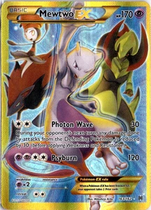 Mewtwo EX 163/162 Pokemon BREAKthrough Secret Rare LP - Picture 1 of 5