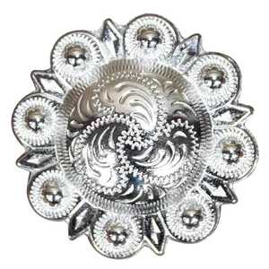 Sillín vaquera 73HS Western Screw Back Concho Nickle Finishberry - Imagen 1 de 37