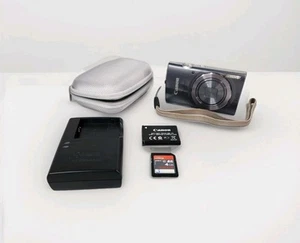 Canon PowerShot ELPH 160 / IXUS 160 20.0MP Digital Camera - Charger Case & Card - Picture 1 of 18