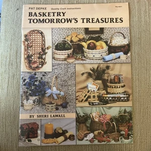 Basketry Tomorrow's Treasures Book 22p Sheri Lawall Farmstead Cottage Core Craft - Picture 1 of 4