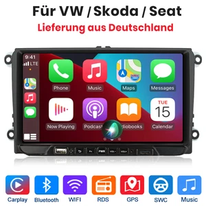 Android 11 Autoradio Radio GPS SAT NAV WiFi DAB+ für VW GOLF 5 PASSAT Jetta Polo - Bild 1 von 12