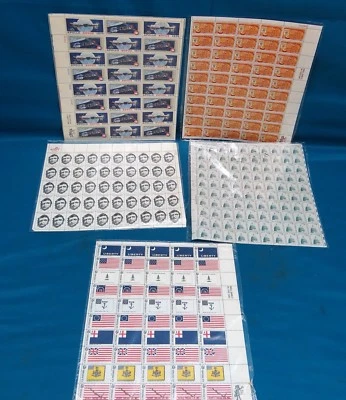 Lot of 5 Full Sheets of US Commemorative Stamps, 50 ct. OG, VF/Exc or Better - Image 1 of 4