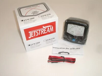 JETSTREAM JTWHF 1.8-200MHz 30/300W HF / VHF CROSS NEEDLE SWR POWER WATT METER - Image 1 of 4