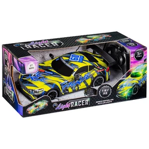 Gelb RC Licht Rennfahrer mit LED Leuchten Indoor/Outdoor Rennen, Freizeit Joy Rides - Bild 1 von 3