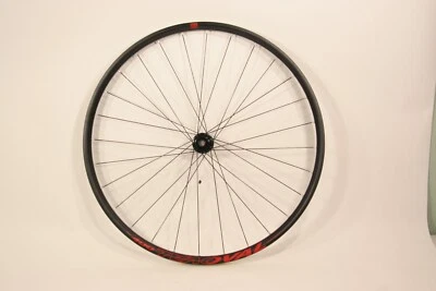 Oval 400 Disc 29" Tubeless Front Wheel Centerlock 100x15mm TA 28h Blk/Rd F59 - Image 1 of 3