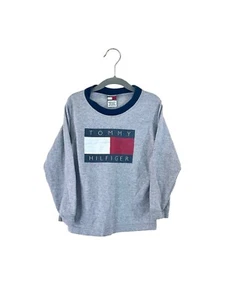 vintage tommy hilfiger long sleeve t-shirt youth kids size 4T 00s made in USA - Picture 1 of 6