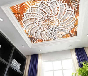 Cunning Huge Petal 3D Ceiling Mural Full Wall Photo Wallpaper Print Home Decor - Picture 1 of 8