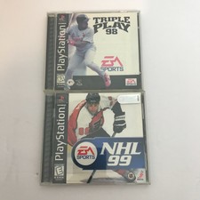 NHL 99 and Triple Play 98 PS1 Games