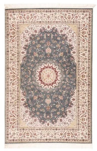 Nain Medallion Machine-Woven Persian Rug 300X200 CM - Fine, Carpet, Rug, Gray - Picture 1 of 7