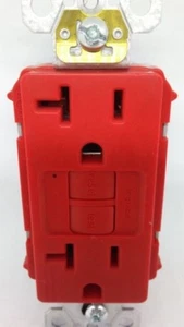 Legrand Pass Seymour GFCI RED PLUGTAIL 20A 125V PT2097RED FREE SHIPPING b - Picture 1 of 4