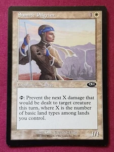 Magic The Gathering PLANESHIFT SAMITE PILGRIM white card MTG - Picture 1 of 2