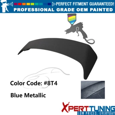 Fits 09-13 Toyota Corolla OE Style #8T4 Blue Metallic Trunk Spoiler W/ LED Brake Foto 1 de 4