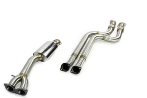 ISR Performance Series II Resonated Mid Section for BMW E46 3 Series 323 328 - Picture 1 of 4