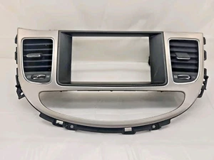 2009-2014 Hyundai Genesis Climate Control Heater A/C Radio Bezel trim OEM - Picture 1 of 18