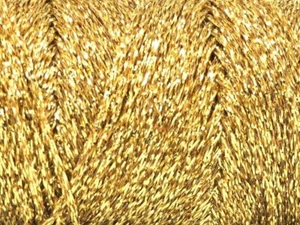 LOT OF 10 Ice BRILLANTE Yarn #80277 Gold 100% SPARKLING METALLIC LUREX - Picture 1 of 4