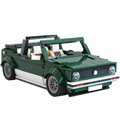 MOC: Cars Model Toys Building Set for 10242 Golf MK1 Cabriolet Car Kids Gift - Image 1 of 4