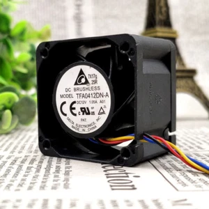 1 pz Delta TFA0412DN-A 12V 1.05A 4028 Ventola di raffreddamento a 4 fili doppia sfera 4 cm - Foto 1 di 5