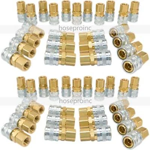 50 piezas 1/4 NPT Accesorios de Manguera de Aire Estilo M Línea de Herramientas Compresor Enchufe de Construcción - Imagen 1 de 6