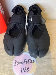 Nike WMNS Air Rift Breathe Triple Black DN1338-004 Women's Sneakers Offical - Picture 1 of 20