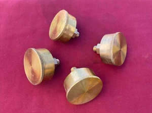 4pc Brass Grease Cups Pair Hit Miss 1/4”NPT Mounting Unmarked NOS - Picture 1 of 6