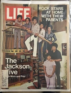 Life Magazine (September 24, 1971) The Jackson Five - Rock Stars At Home - Imagen 1 de 1