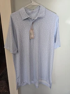 NWT Peter Millar Men's Corkscrew Performance Jersey Polo Medium MS24EK06S - Picture 1 of 6