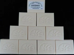 AUSSIE MADE NATURAL GOATSMILK SOAP BARS 12 x 100g IDEAL FOR SKIN MOISTURIZING. - Picture 1 of 4