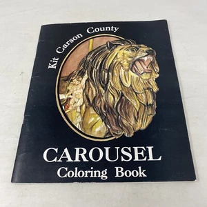 Vintage Kit Carson County Carousel Association COLORING BOOK 1993 Colorado - Imagen 1 de 14