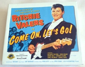 RITCHIE VALENS-IN COME ON LET'S GO-3CD BOX SET-(Rock & Roll, Rockabilly) - Picture 1 of 2