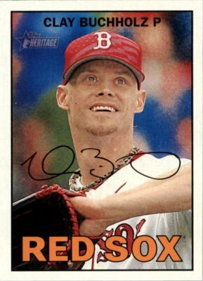 2016 Topps Heritage #414 Clay Buchholz - NM - Image 1 of 2