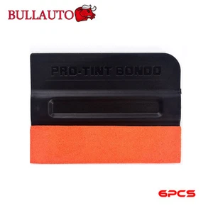 6X Professional Scratchless Soft Suede Felt Edge Squeegee Application Tool Vinyl - Picture 1 of 2