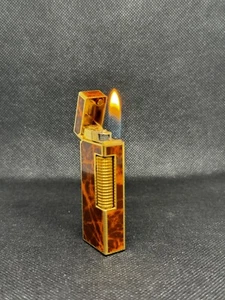 Vintage Dunhill Rolagaz Chinesischer Lack Marmor und Gold Feuerzeug - Bild 1 von 10