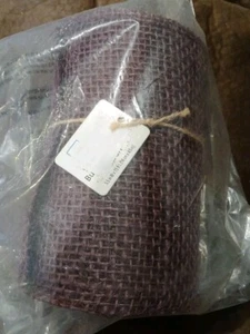 Burlap Ribbon 5.5 In X 15 Ft Purple Arts Crafts Wreath Making Wrapping NEW - Picture 1 of 2